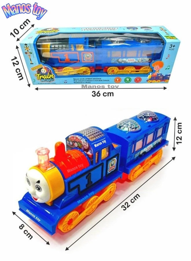 Manos Kids Educational Toy Train Set with Music, Lights and Wooden Puzzle Train Combo Pack for Toddlers and Preschoolers - Image 5